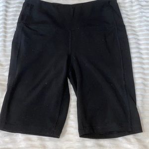 Women’s small black spandex with pockets